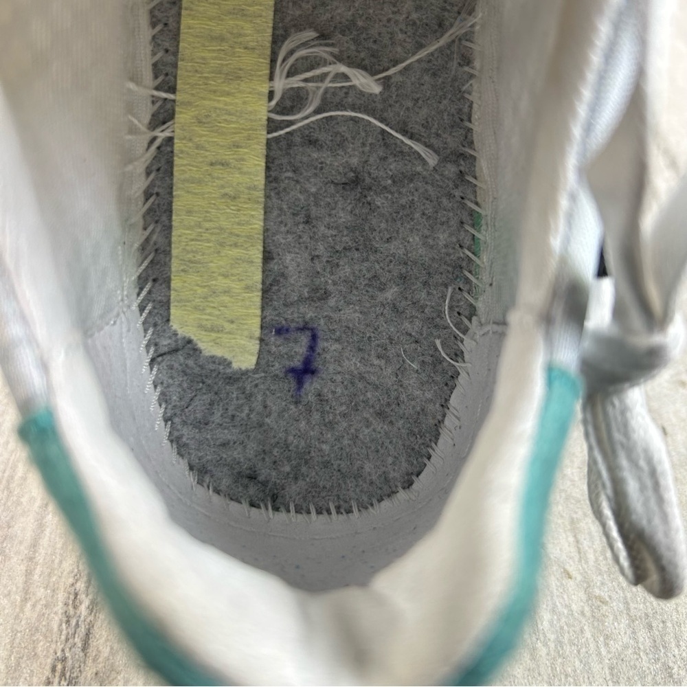 Loci Teal Court‎ Classic Lace Up Canvas Sneaker Women’s Size 7 - Picture 9 of 10